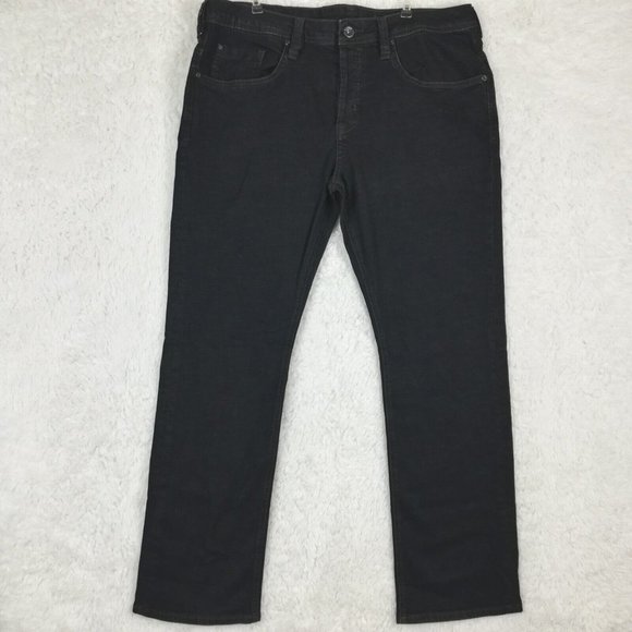 Buffalo Mens Jeans Slim Straight Stretch Evan-X Blue Denim Rinse Wash 38x32‎ - Picture 1 of 12